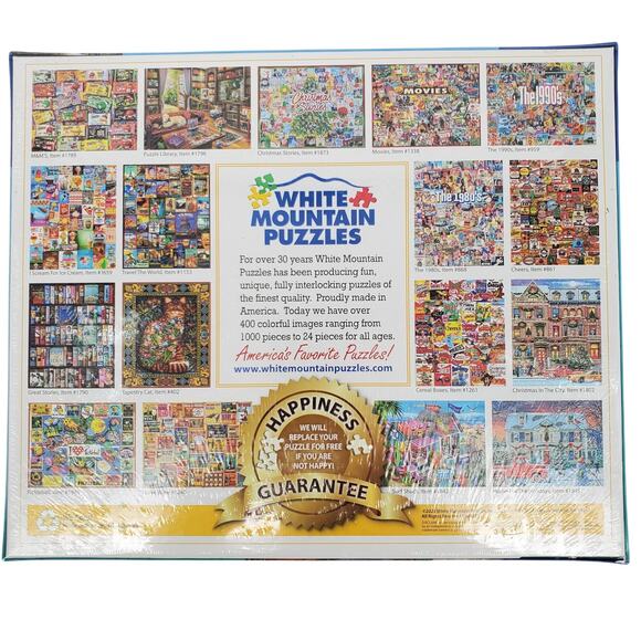 White Mountain Beach Vacation 1000 Piece Puzzle #1458 24inx30in New Sealed - Picture 5 of 5